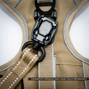 ALL Tan Harness Leash hooked.webp