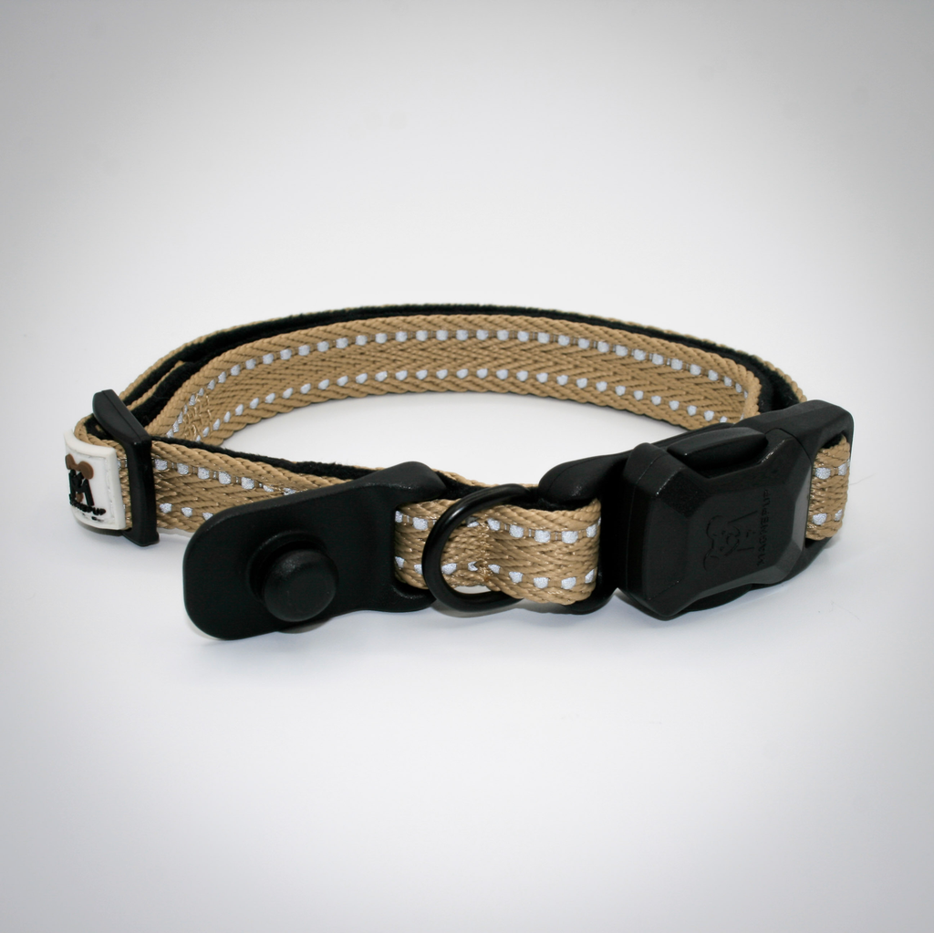 [COLSMTAN] Slim CLICK & GO Collar (Desert Tan)