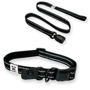 Onyx Black Collar and Leash Set